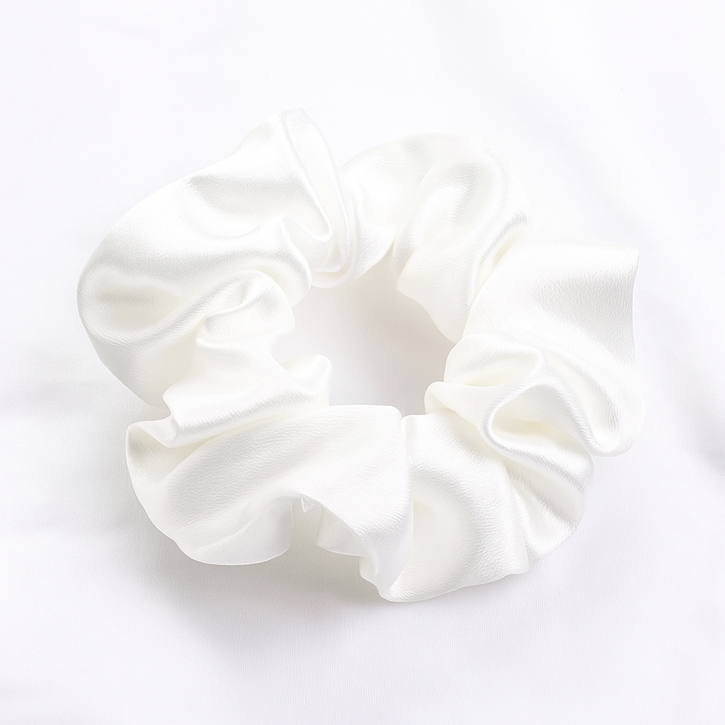 Scrunchie en soie de mûrier